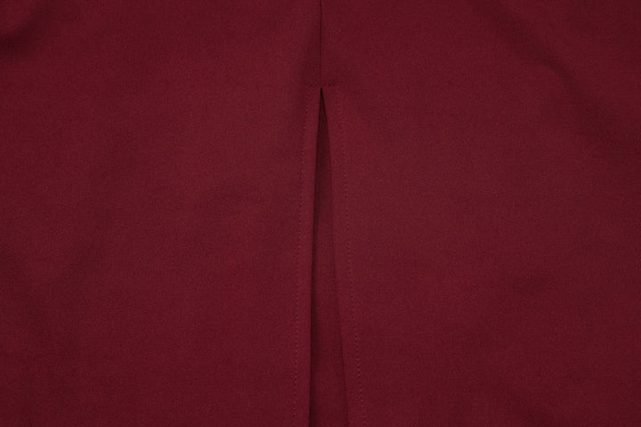 Elegant fitted maxi dress with buckle closure design - IRENA