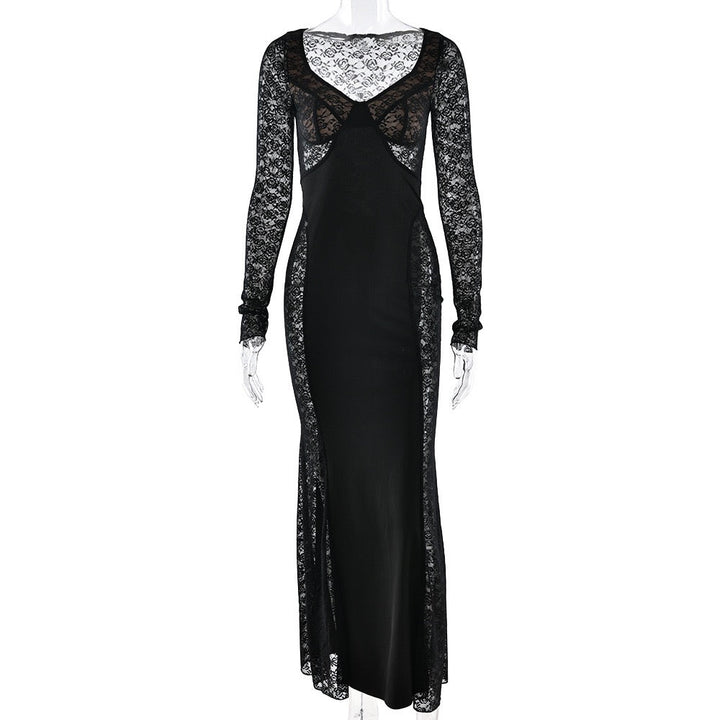 Lace maxi dress - OR