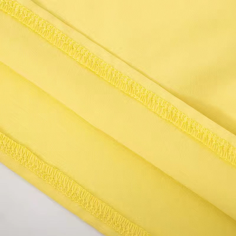 שמלת מקסי כיווצים בעיצוב רשת וכתפיים חשופות - קשת