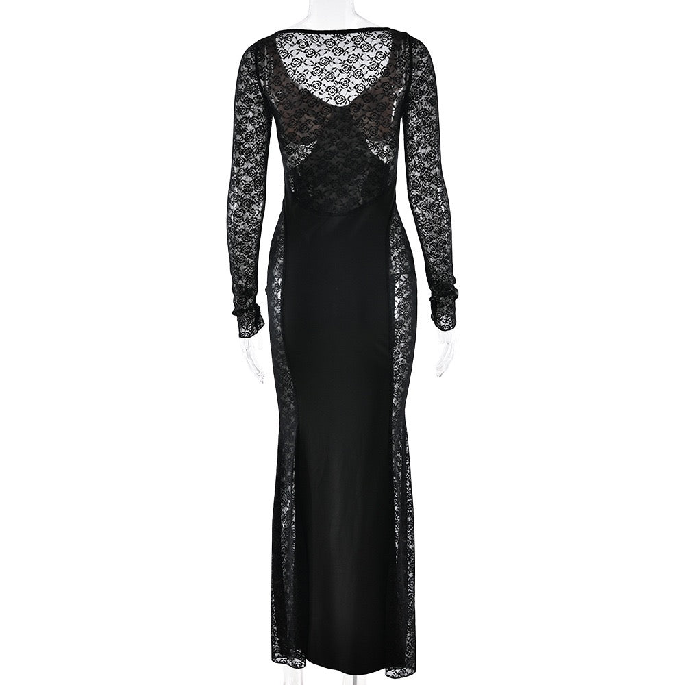 Lace maxi dress - OR