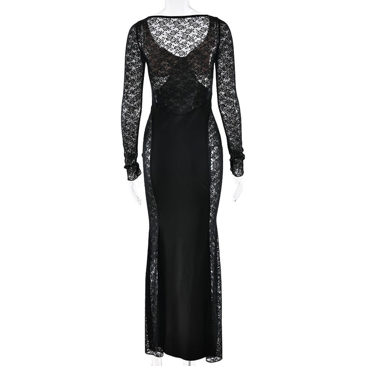 Lace maxi dress - OR