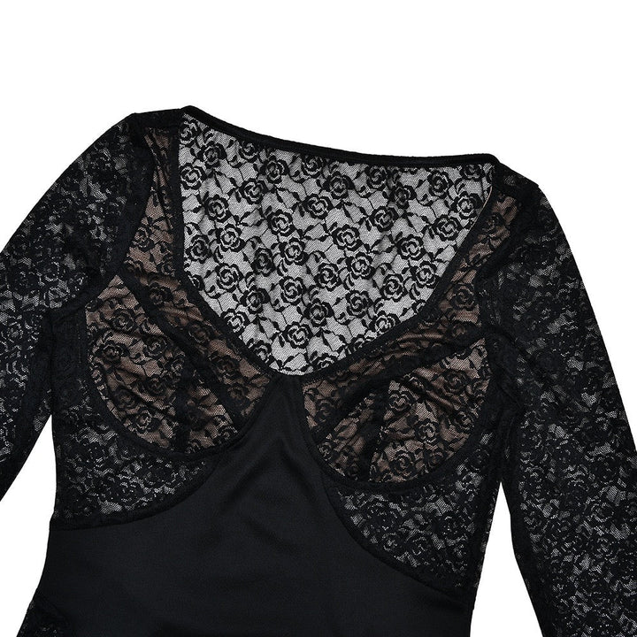 Lace maxi dress - OR