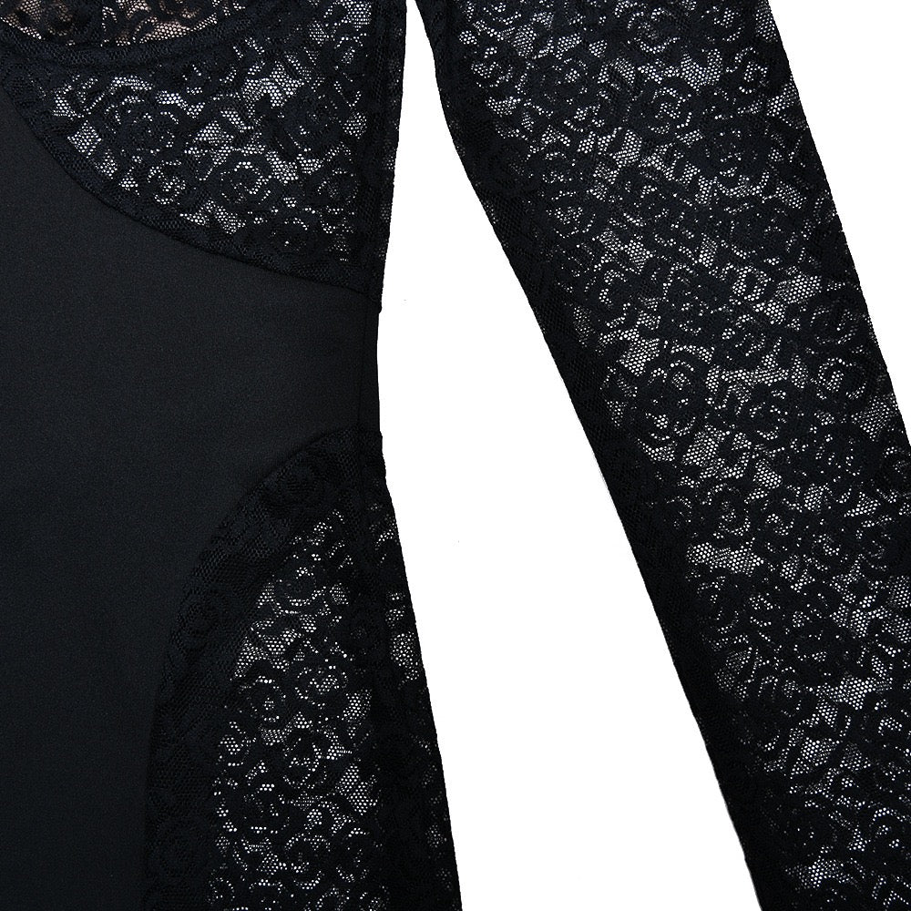 Lace maxi dress - OR