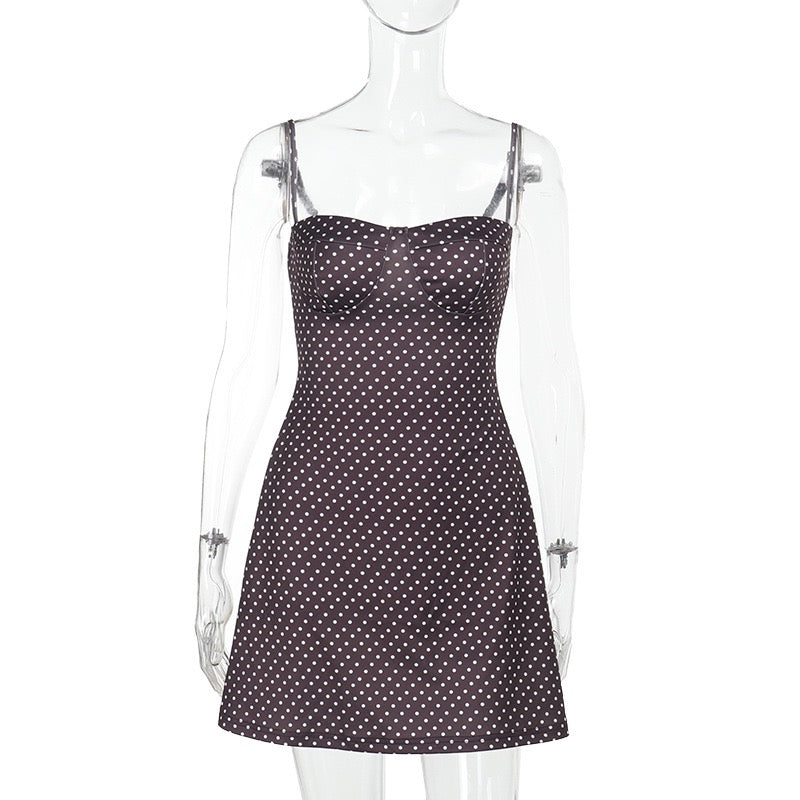 שמלת מיני נקודות  - MILIS