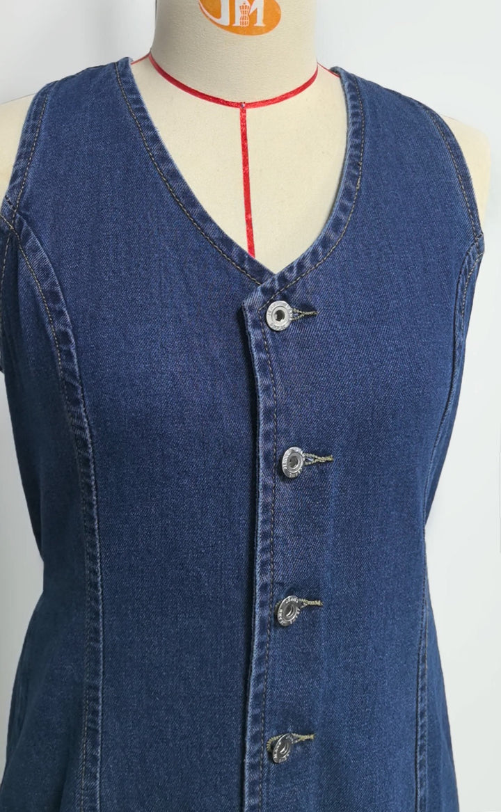 Denim mini dress – Gigi