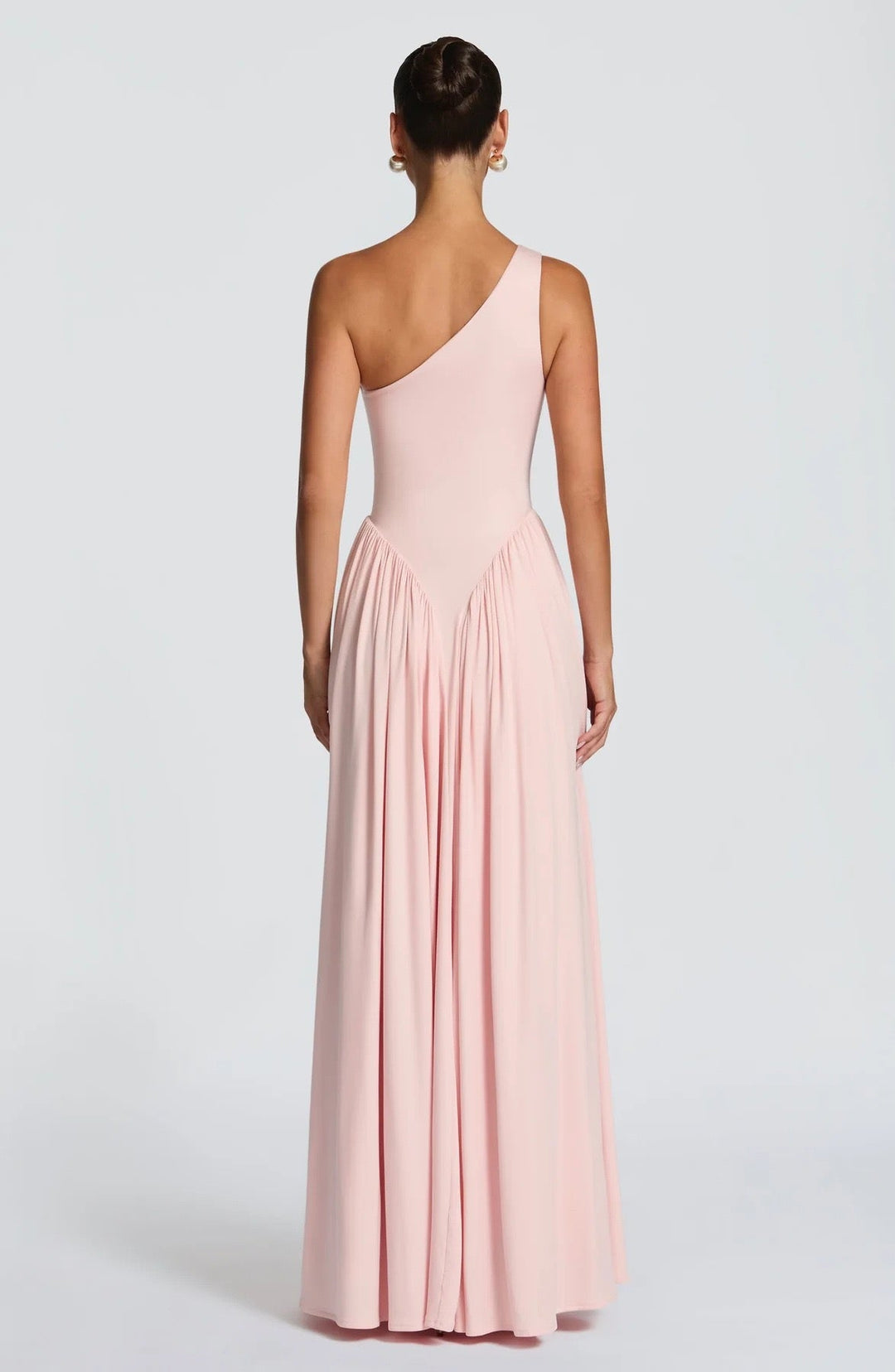 One-shoulder A-line maxi dress - mellissa
