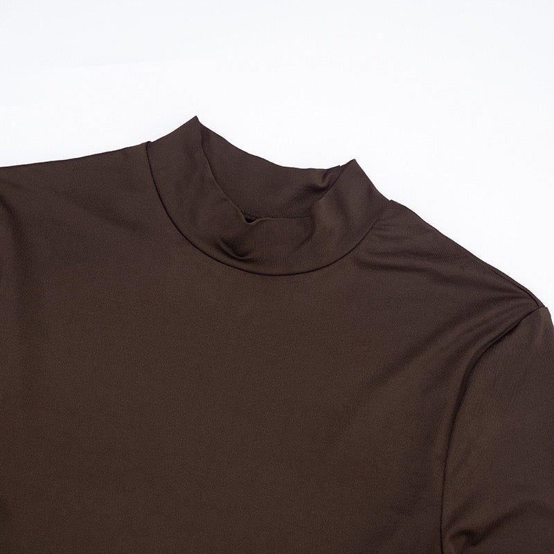 Mini dress with satin pleats - Francis