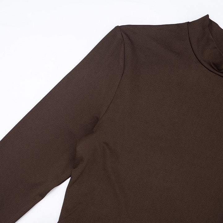 Mini dress with satin pleats - Francis