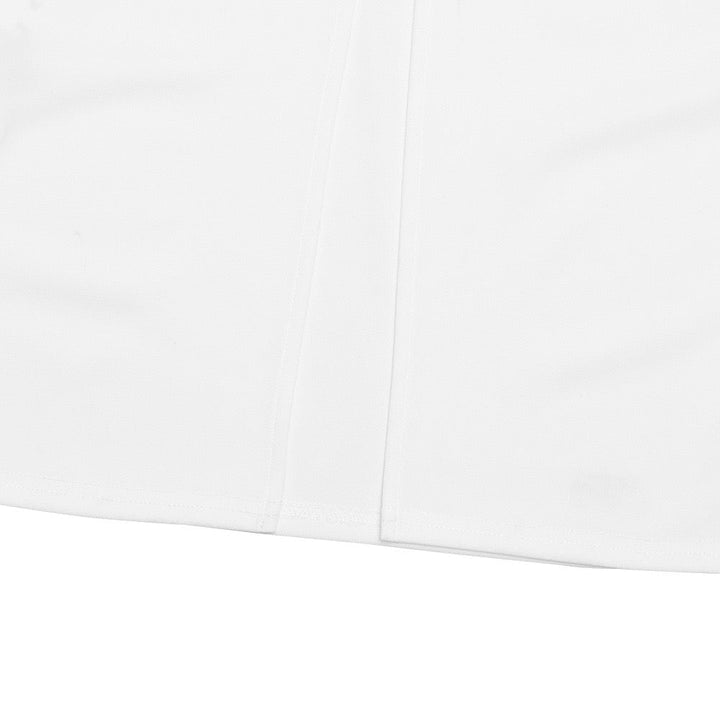 Elegant maxi dress with open back lace trim - CANDICE