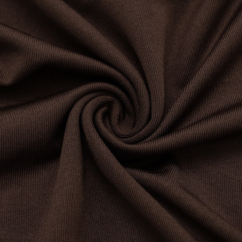 Off-the-shoulder mini dress with scarf detail - Light