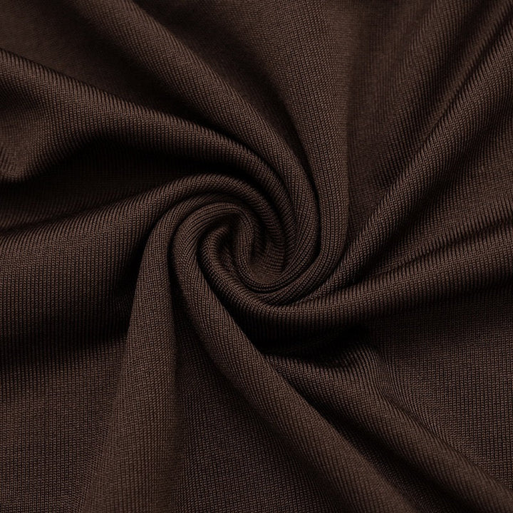 Off-the-shoulder mini dress with scarf detail - Light