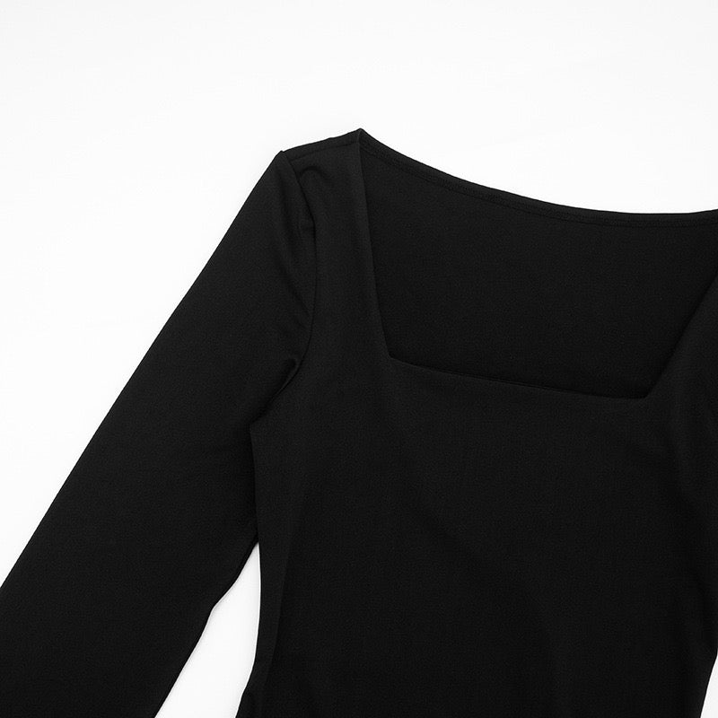 Mini dress with satin pleats - Chase