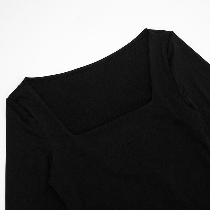 Mini dress with satin pleats - Chase