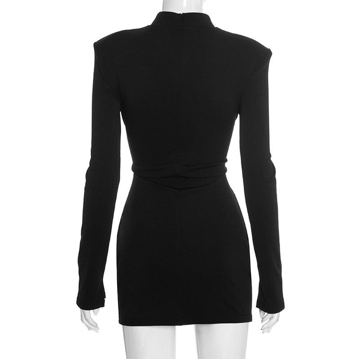 Mini dress with buckles and openings - Sarel