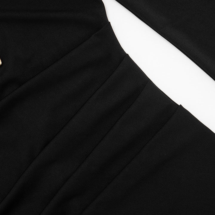 Mini dress with buckles and openings - Sarel