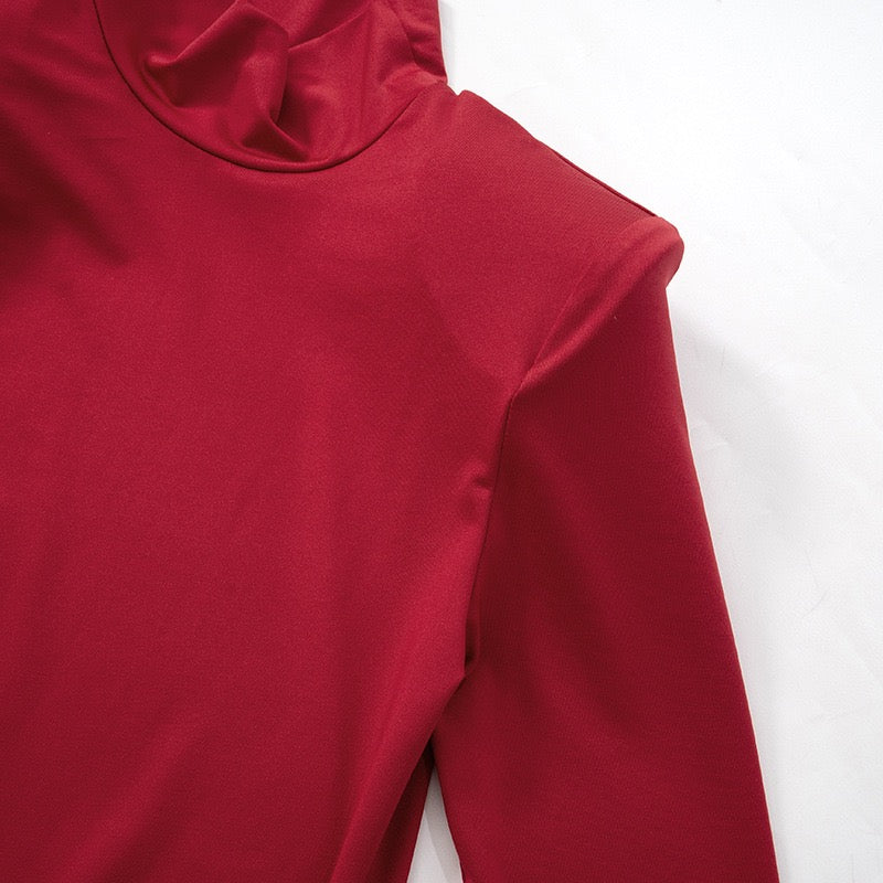 Mermaid-cut gathered maxi dress - Yaska