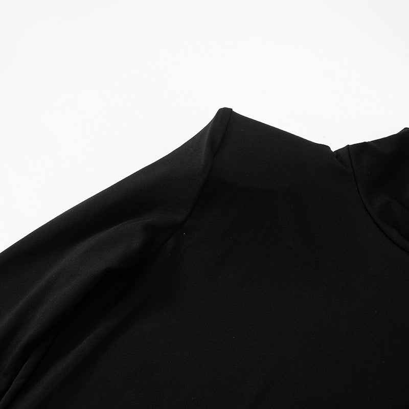 Mermaid-cut gathered maxi dress - Yaska