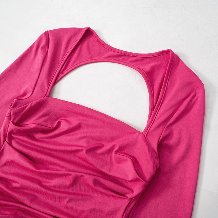 Open Back Balloon Mini Dress - Molly