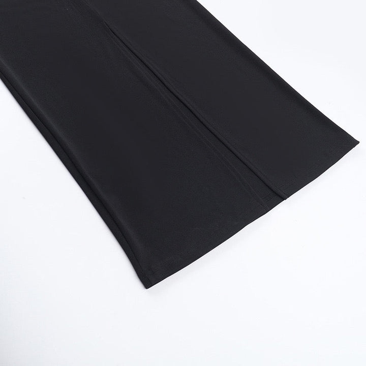 Elegant maxi dress with off-the-shoulder design and lace trim - Tamara