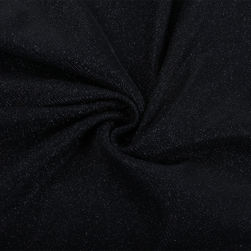 Off-the-shoulder sequined maxi dress with slit design - Breeze