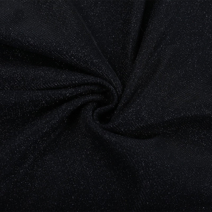 Off-the-shoulder sequined maxi dress with slit design - Breeze