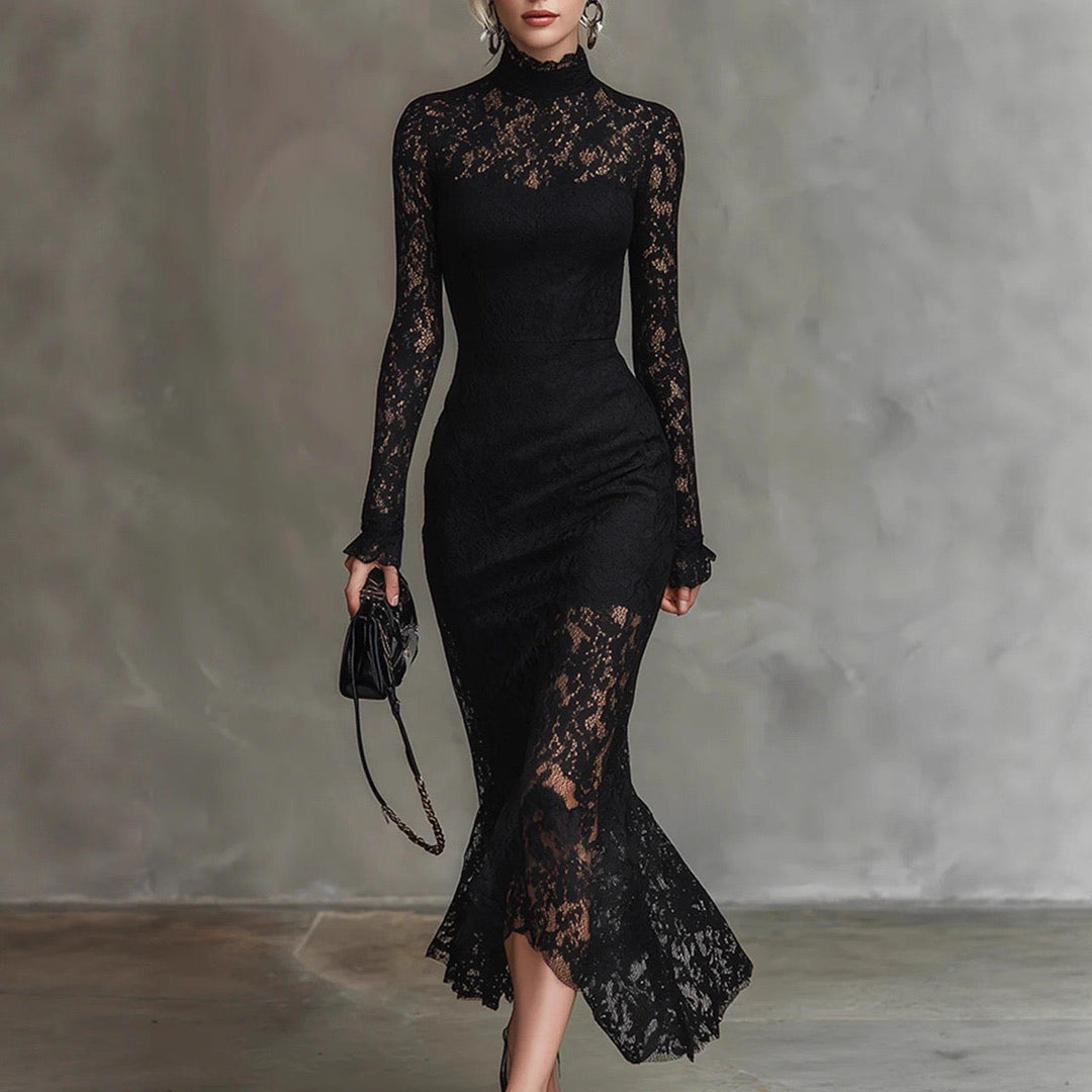 Lace midi dress - linda