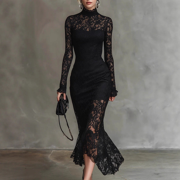 Lace midi dress - linda