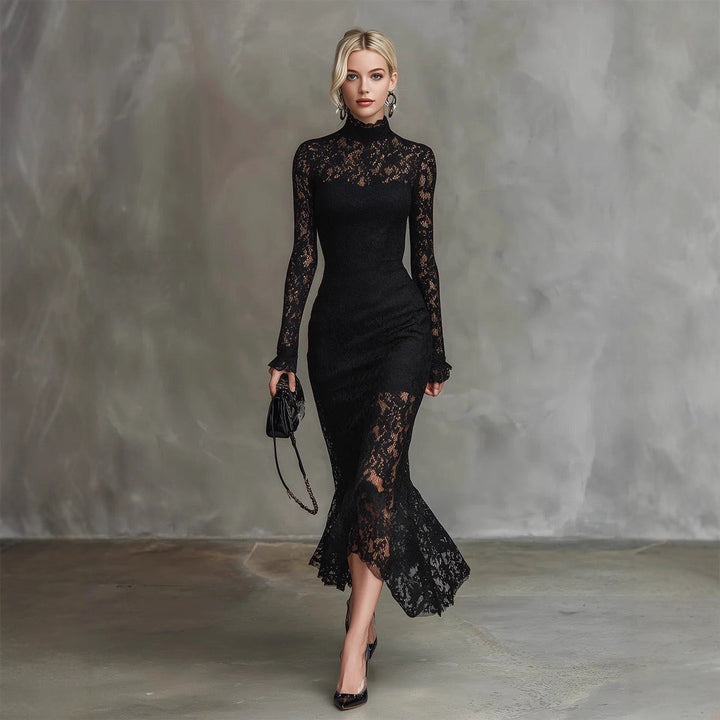 Lace midi dress - linda