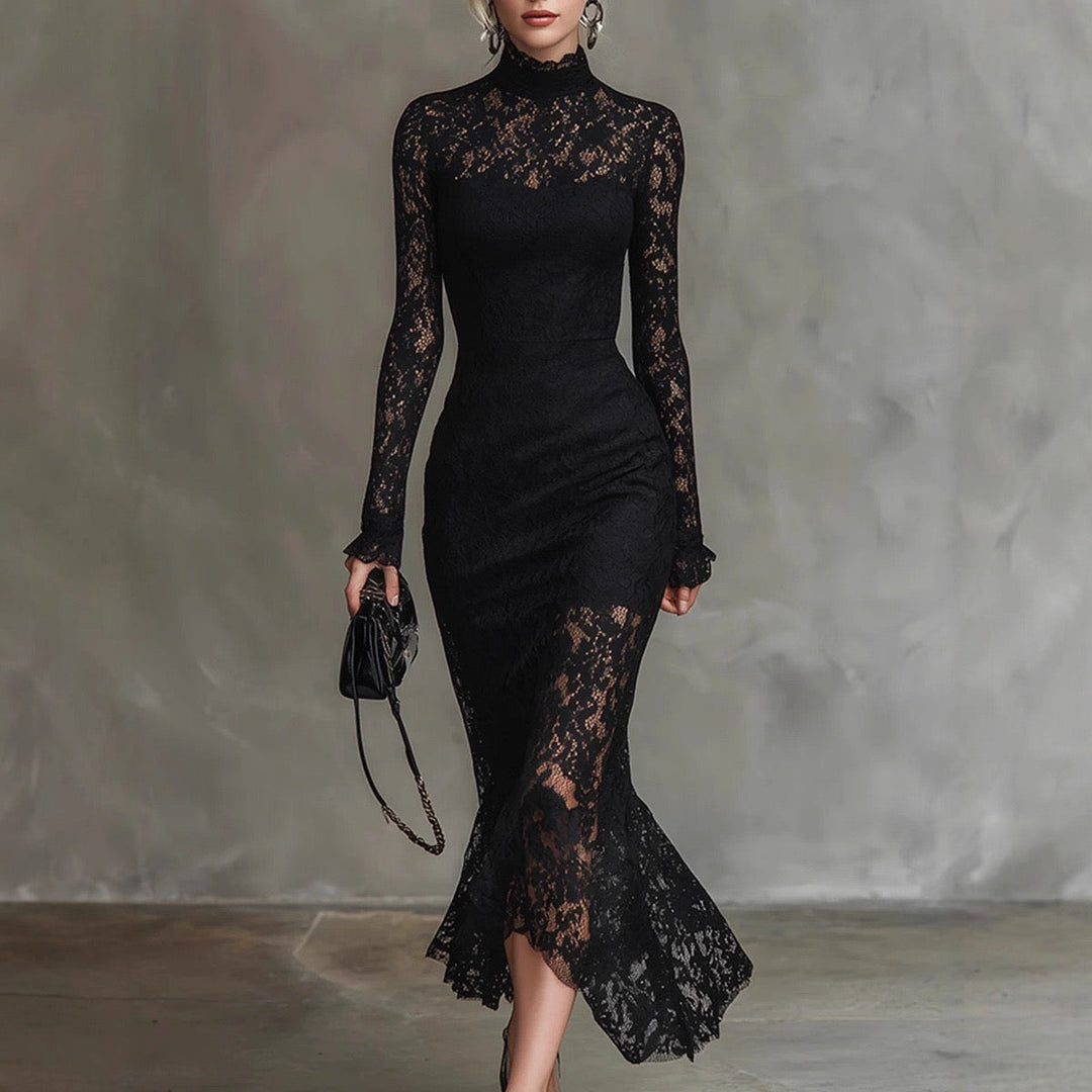 Lace midi dress - linda