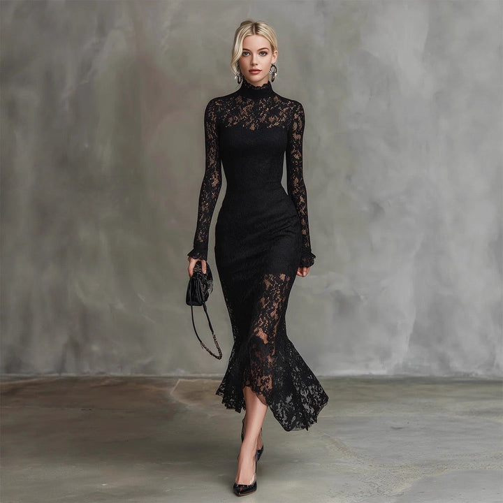 Lace midi dress - linda