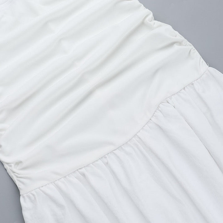 Strapless maxi dress with open design - Junha