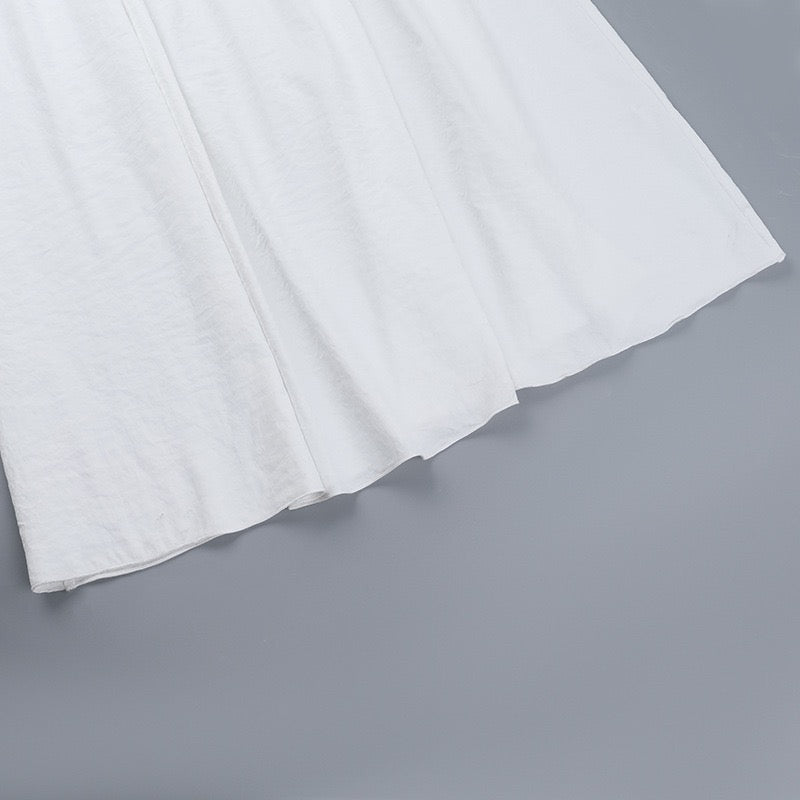 Strapless maxi dress with open design - Junha