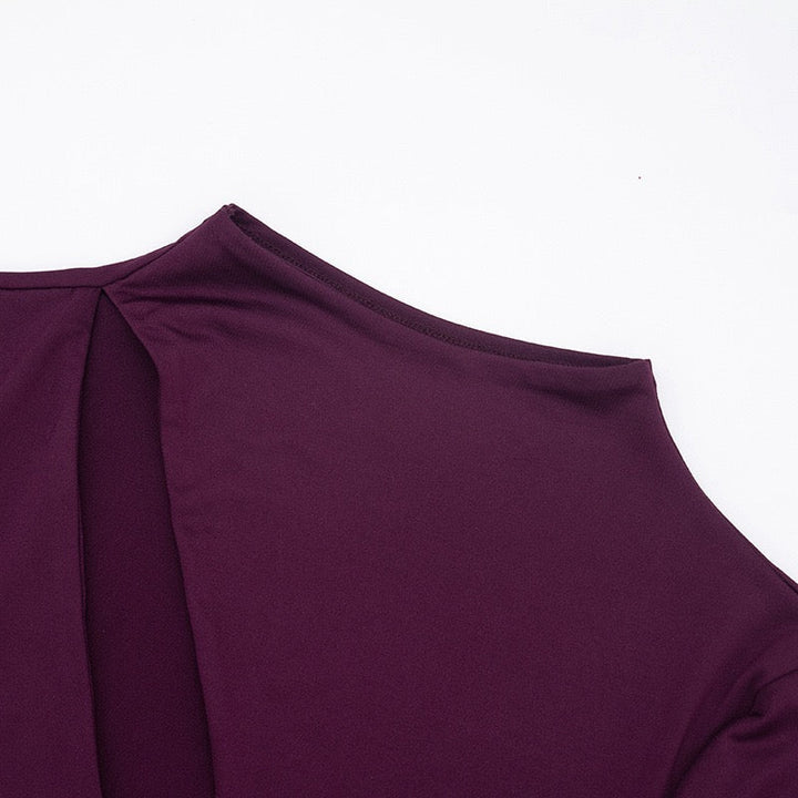 Maxi dress with opening and tie design - Sana