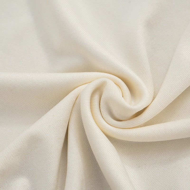 Elegant strapless maxi dress with pleated design and collar scarf - Katya
