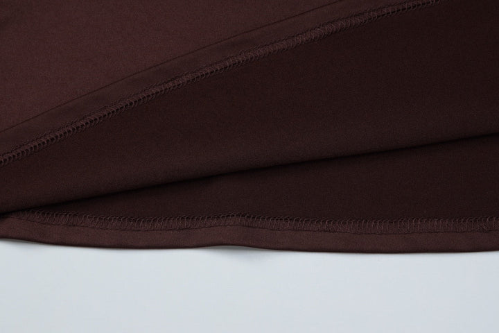 Maxi dress with pleats and buckle design - Barel