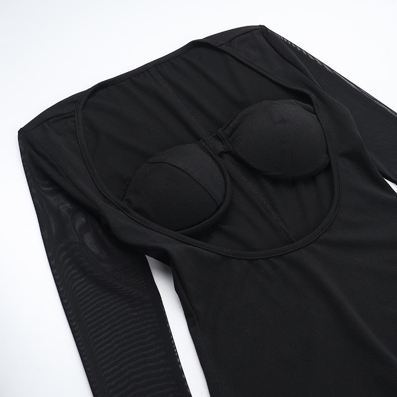 Maxi dress with chiffon sleeveless design - NOYA li