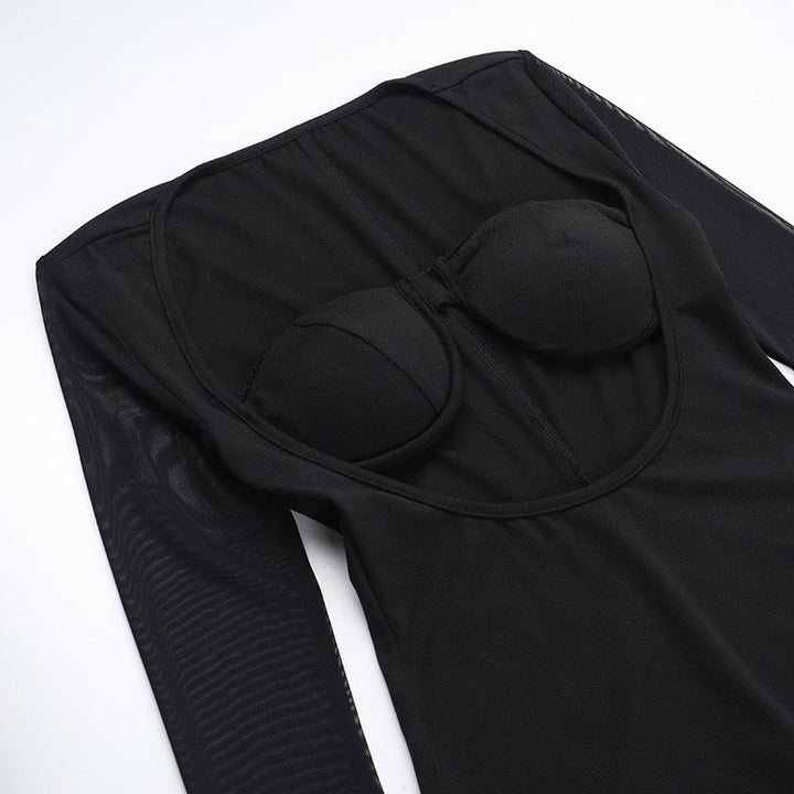 Maxi dress with chiffon sleeveless design - NOYA li