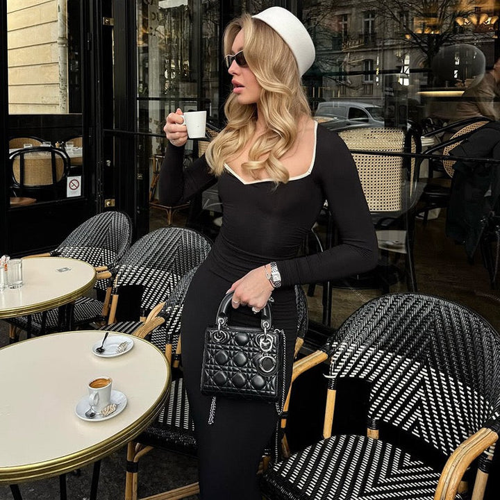 Slim-fitting maxi dress - Kim