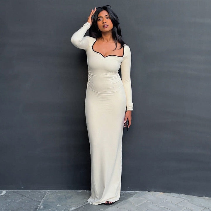 Slim-fitting maxi dress - Kim