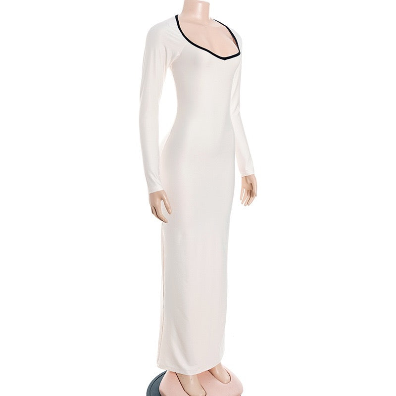 Slim-fitting maxi dress - Kim