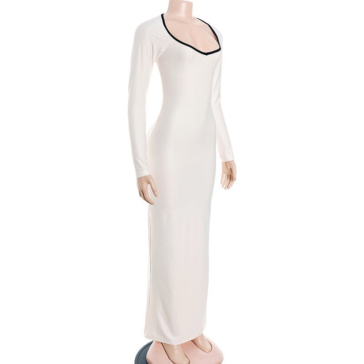 Slim-fitting maxi dress - Kim