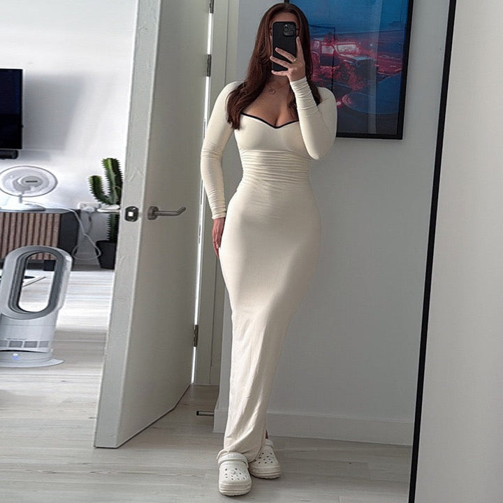 Slim-fitting maxi dress - Kim