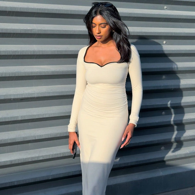 Slim-fitting maxi dress - Kim