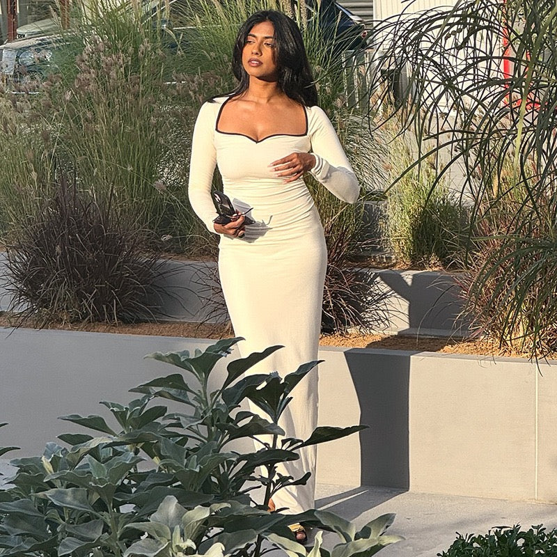 Slim-fitting maxi dress - Kim