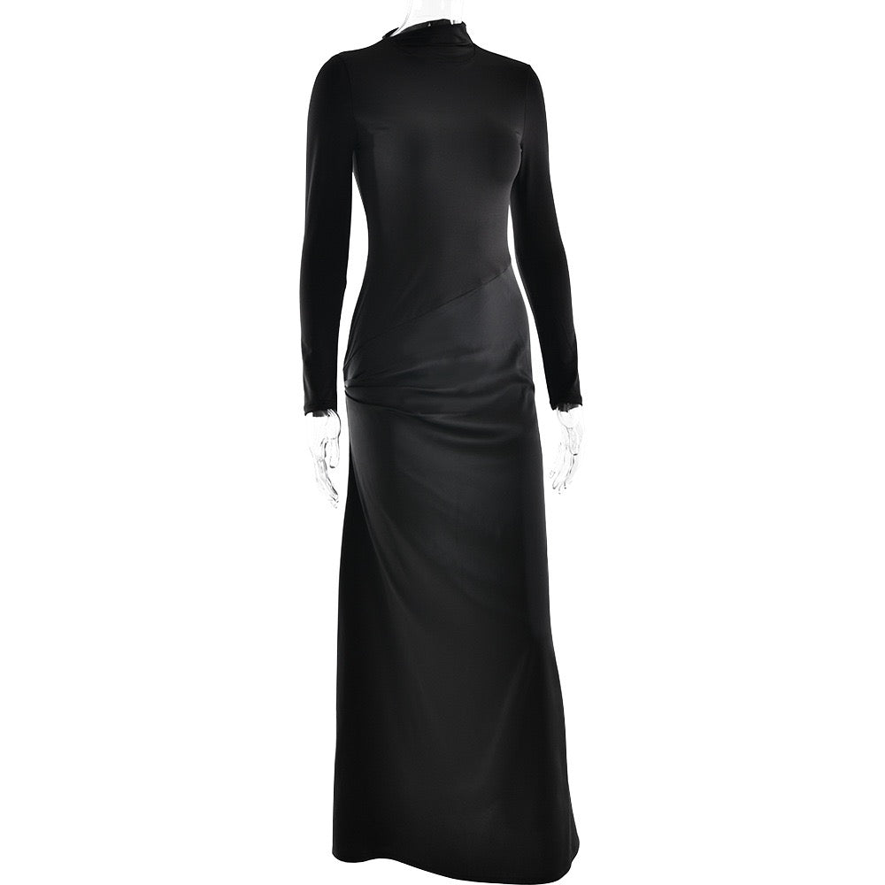 Satin maxi dress - Shiri