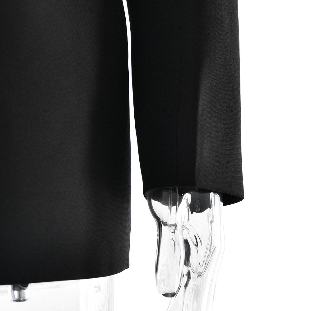 Tailored mini dress with button design - Maxi