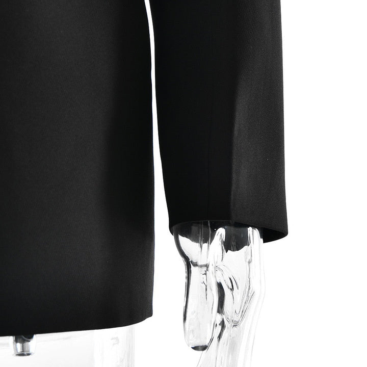 Tailored mini dress with button design - Maxi