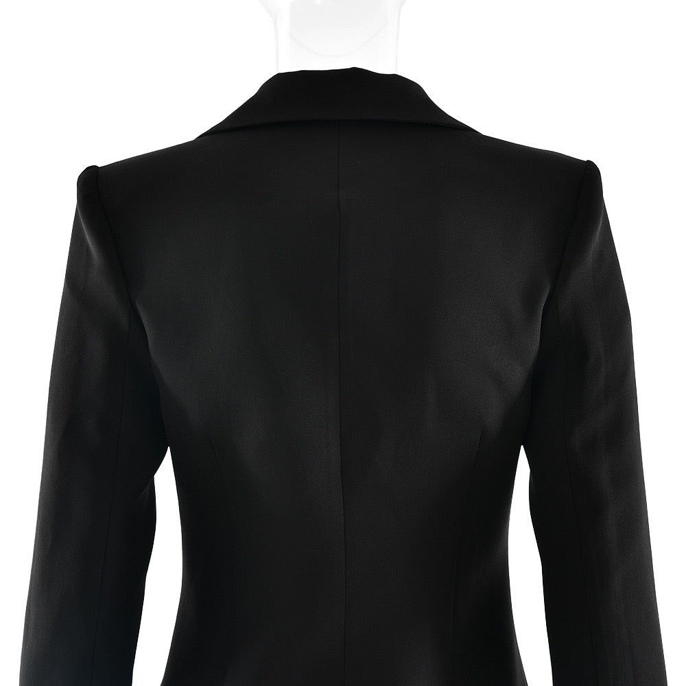 Tailored mini dress with button design - Maxi