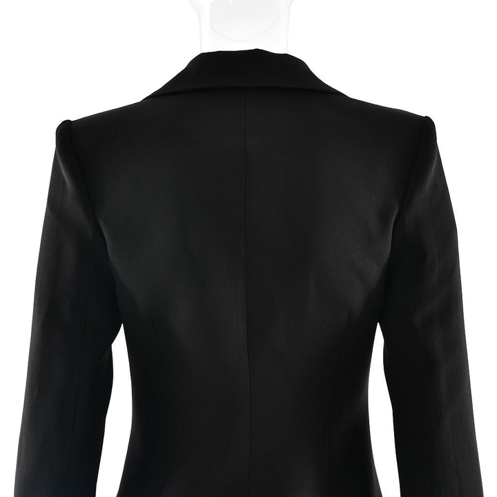 Tailored mini dress with button design - Maxi