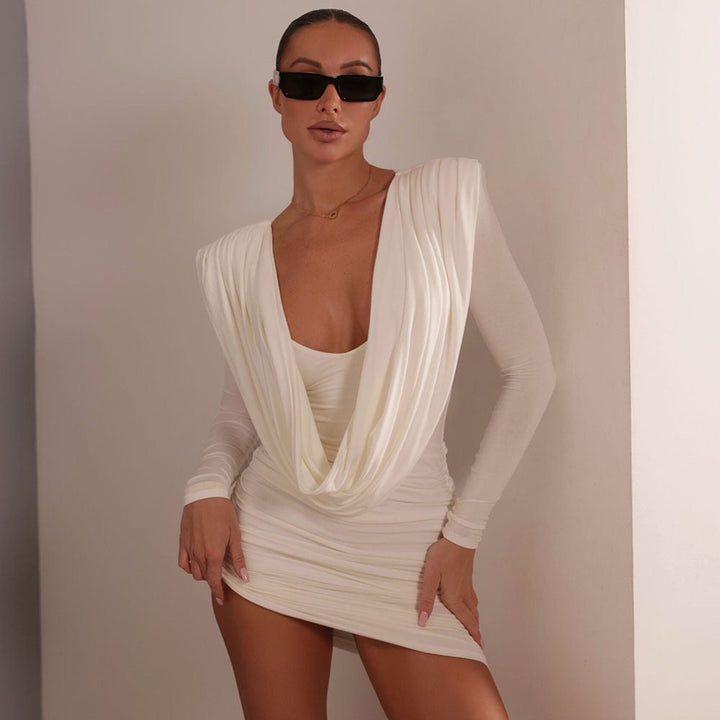 Pleated mini dress - USA